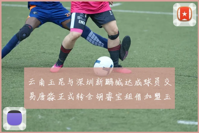 云南玉昆与深圳新鹏城达成球员交易唐淼正式转会胡睿宝租借加盟玉昆